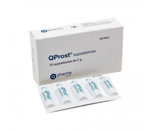 QPROST SUPOSITORIOS 10 SUPOS